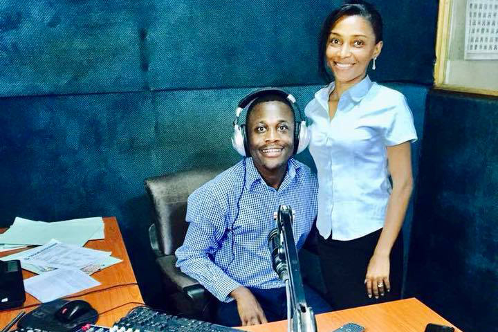 Sharon and Daniel Okabe at Faith Radio Uganda